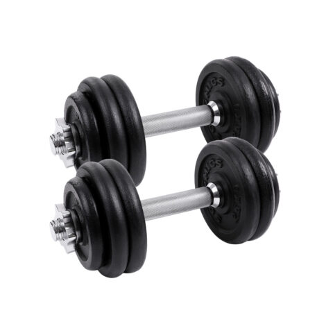 Hantlid 2x15kg 35x16x16cm must,must Hantlid ja jõupingid