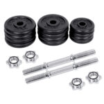 Hantlid 2x15kg 35x16x16cm must,must Hantlid ja jõupingid