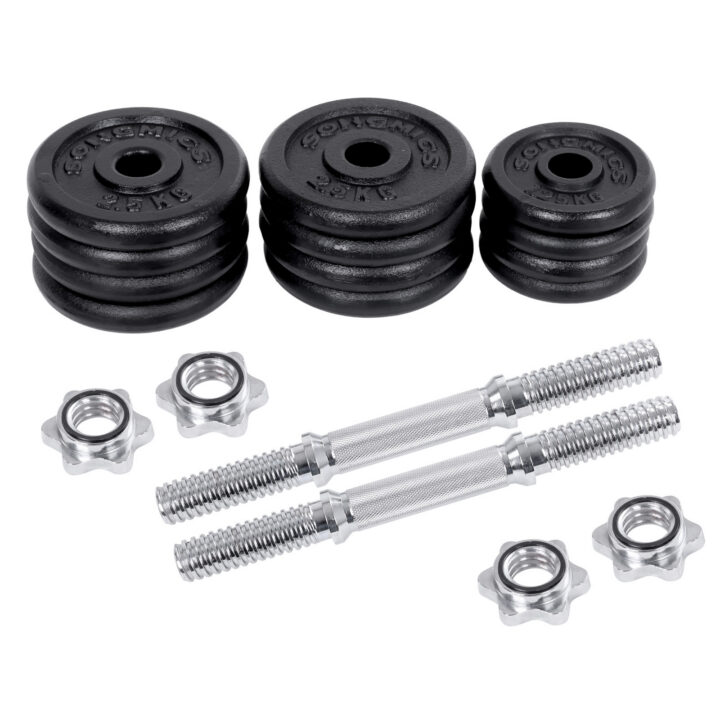Hantlid 2x15kg 35x16x16cm must,must Hantlid ja jõupingid