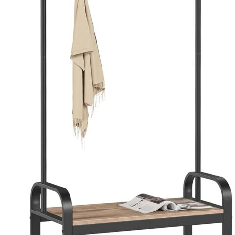 Hallipuu 73.6x34x182.5cm Riidestanged