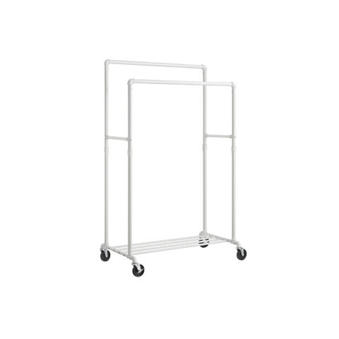 Riidestange 162x59x100cm valge, must Riidestanged