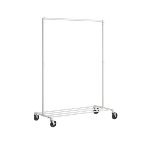 Riidestange 100x50x163cm valge,must Riidestanged