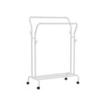 Riidepuu 103.5×52.5x155cm valge Riidestanged