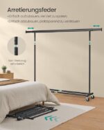 Riidestange (160-200)x45x161.5cm Riidestanged