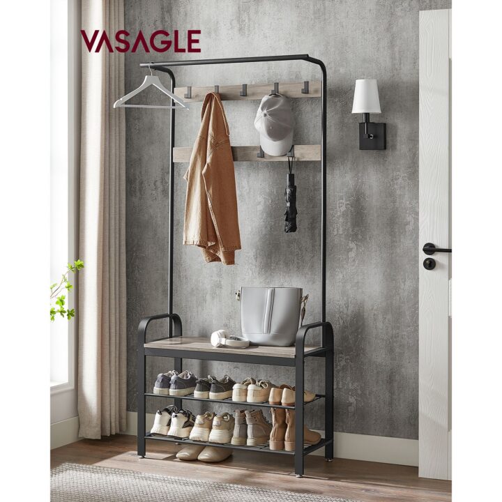 Riidenagi 183x84x33.7cm, must, hele elevandiluu Jalanõuderiiulid