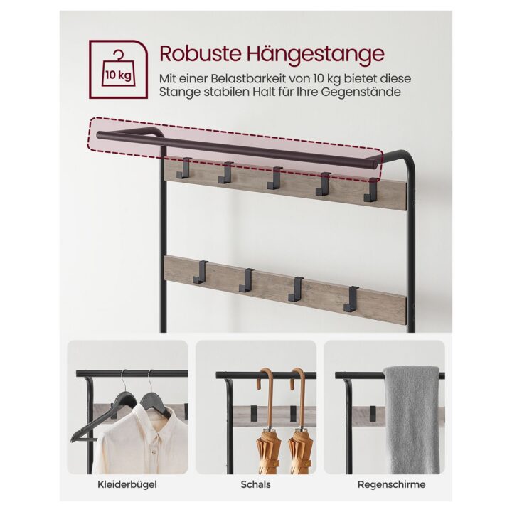Riidenagi 183x84x33.7cm, must, hele elevandiluu Jalanõuderiiulid