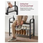 Riidenagi 183x84x33.7cm, must, hele elevandiluu Jalanõuderiiulid