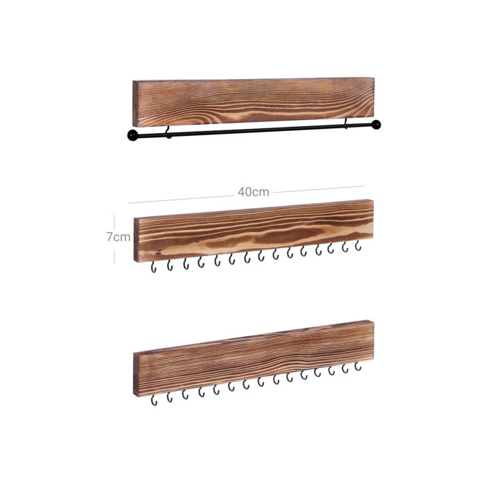 Ehtenagid 40×1.2×7.5cm pruun, must Ehtehoidjad