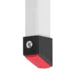 Terasredel 110x45x4.5cm valge, must Astmepingid