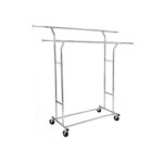 Riidestange (129-169)x55x(148-172)cm hõbe Riidestanged