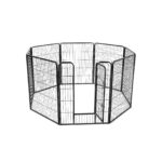 Koeraaedik 240x80x100cm must Koeraaedikud