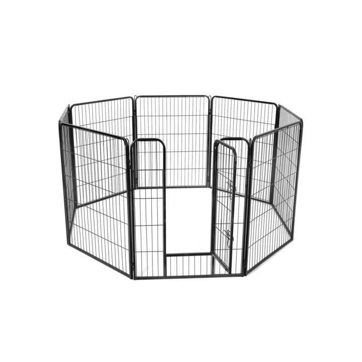 Koeraaedik 240x80x100cm must Koeraaedikud