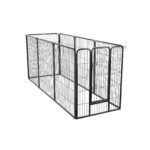 Koeraaedik 240x80x100cm must Koeraaedikud