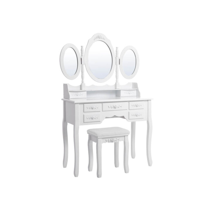 Meigilaud 90x40x146cm valge Meigilauad