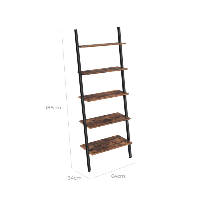 Redelriiul 64×34.2×186.5cm antiik, must Seinariiulid