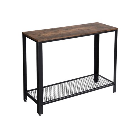 Konsoollaud diivanilauana 101.5x35x80cm antiikne, must Konsoollauad