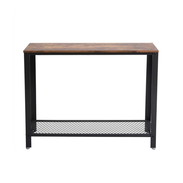 Konsoollaud diivanilauana 101.5x35x80cm antiikne, must Konsoollauad