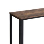 Konsoollaud diivanilauana 101.5x35x80cm antiikne, must Konsoollauad