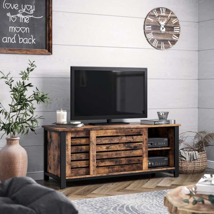 TV alus 110x40x45cm antiikne, must TV-alused