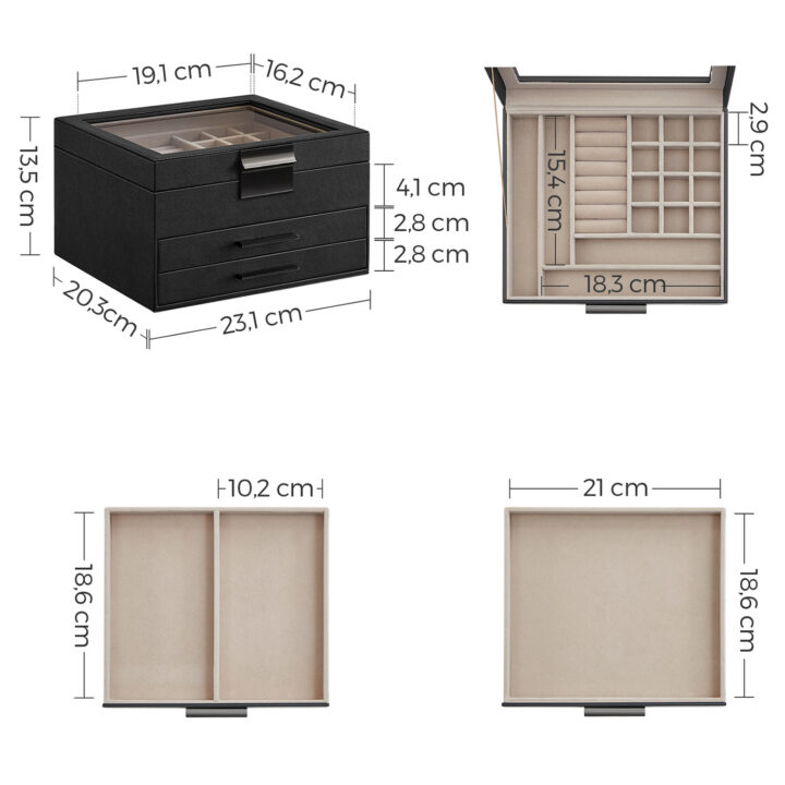 Ehtekarp 23.1×20.3×13.5cm must Ehtekarbid