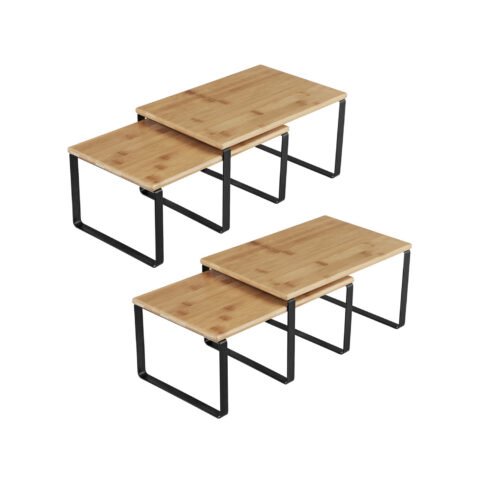 Hoiuriiul 30x20x15cm looduslik,must Köögiriiulid
