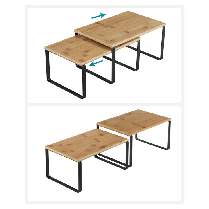 Hoiuriiul 30x20x15cm looduslik,must Köögiriiulid