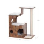 Kassipuu 66x42x88cm antiikne Kasside kraapimis- ja ronimispuud