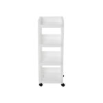 Köögi hoiuriiul 27.5×32.5×74.5cm valge Köögiriiulid