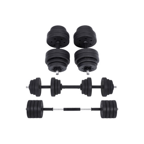 Hantlid 2x15kg 50×21.5×21.5cm must Hantlid ja jõupingid