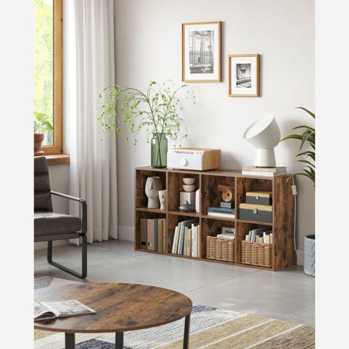 Raamatukapp 65.5x30x129.5cm, antiik, antiikvärv Raamaturiiulid