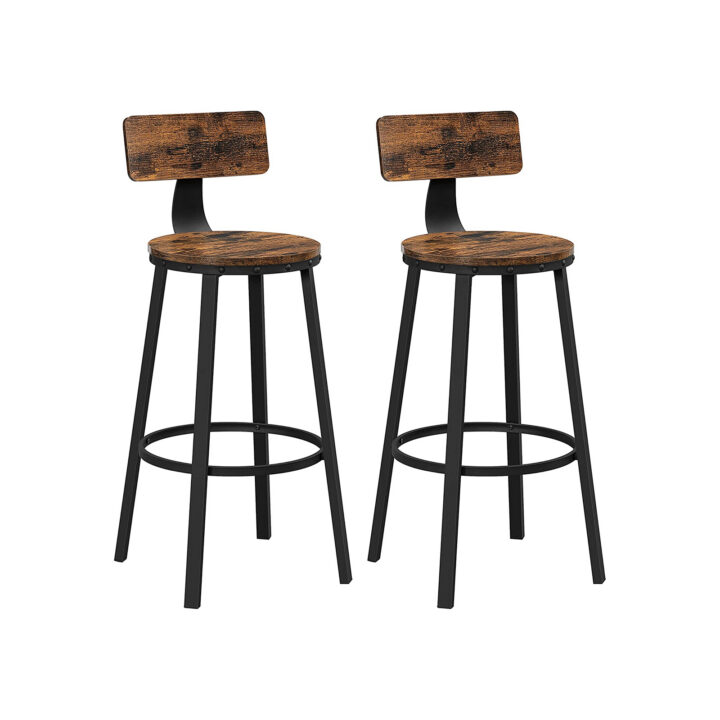 Kõrge tool 49.5×49.5x63cm, must, retro värv Baaripukid ja baaritoolid