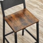 Baaritool 43.1×50.7×97.2cm, must, retro värv Baaripukid ja baaritoolid