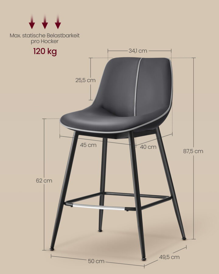 Baariarstid 50×49.5×87.5cm Baaripukid ja baaritoolid