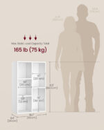 Raamaturiiul Elutoamööbel Homewell 12