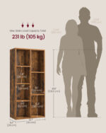 Raamaturiiul Elutoamööbel Homewell 12