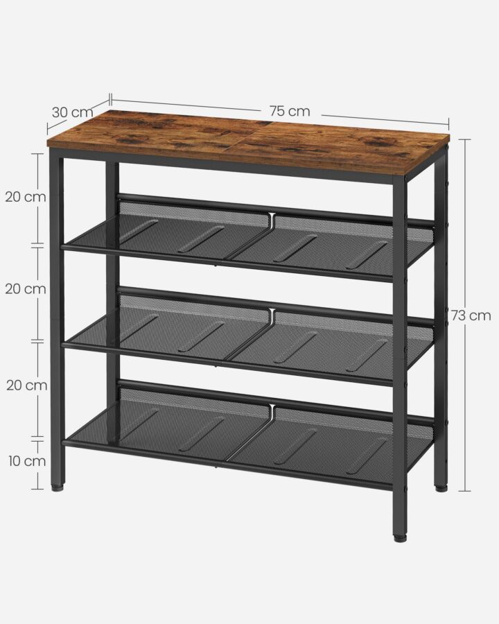 Kingariiul 75x28x72.7cm Jalatsikapid, jalatsiriiulid