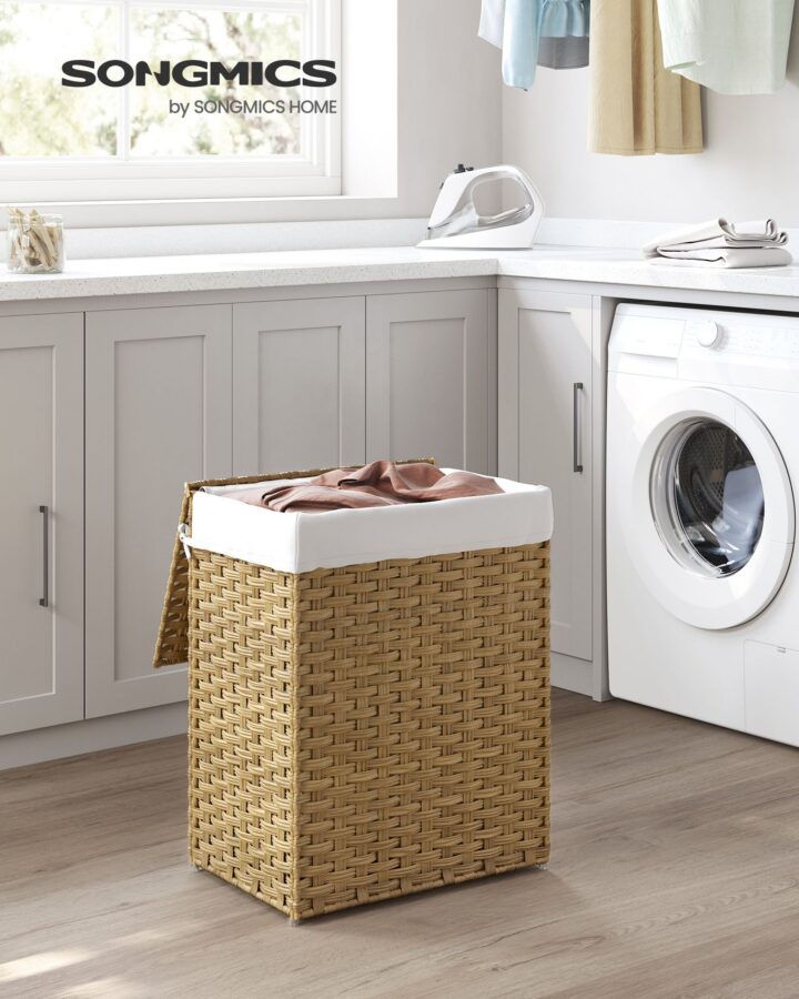 Pesukorv 45.5x32x61cm kollane Pesukorvid ja hoiukastid