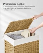 Pesukorv 45.5x32x61cm kollane Pesukorvid ja hoiukastid
