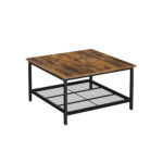 Kohvilaud 80x80x45cm antiik, must Kohvilauad