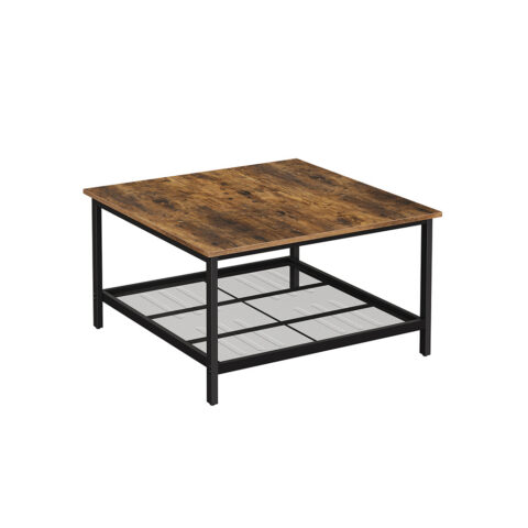 Kohvilaud 80x80x45cm antiik, must Kohvilauad