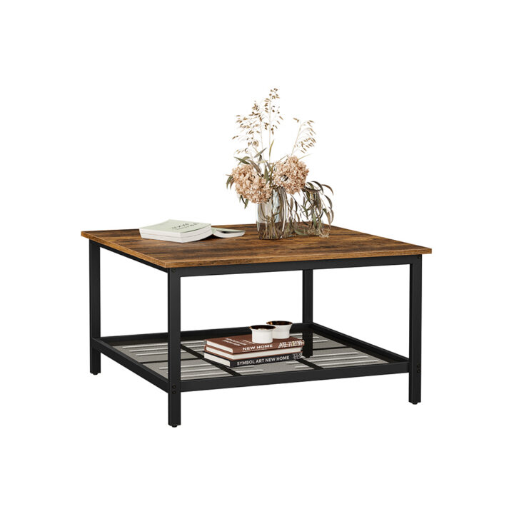 Kohvilaud 80x80x45cm antiik, must Kohvilauad