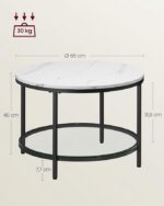 Kohvilaud 65x65x46cm Kohvilauad
