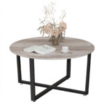 Kohvilaud 88x88x47cm valge Kohvilauad