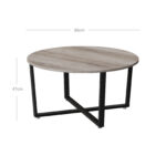 Kohvilaud 88x88x47cm valge Kohvilauad