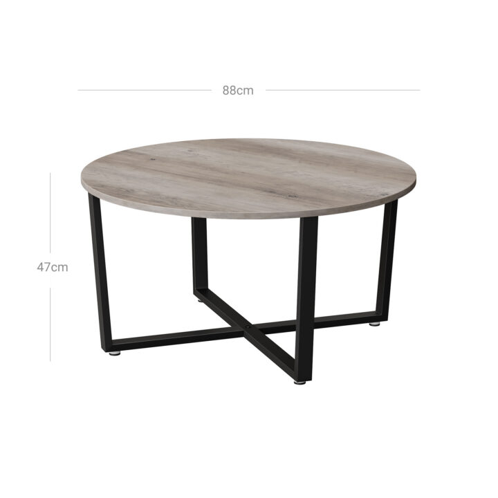 Kohvilaud 88x88x47cm valge Kohvilauad
