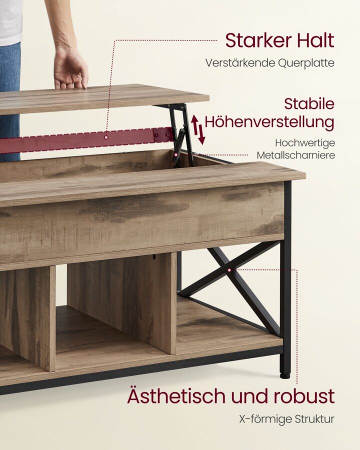 Kohvilaud 100x60x(48—62)cm Kohvilauad