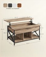 Kohvilaud 100x60x(48—62)cm Kohvilauad
