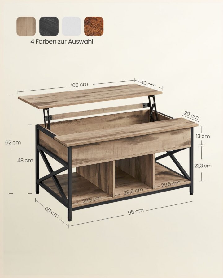 Kohvilaud 100x60x(48—62)cm Kohvilauad