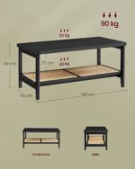 Kohvilaud 100x55x45cm Kohvilauad