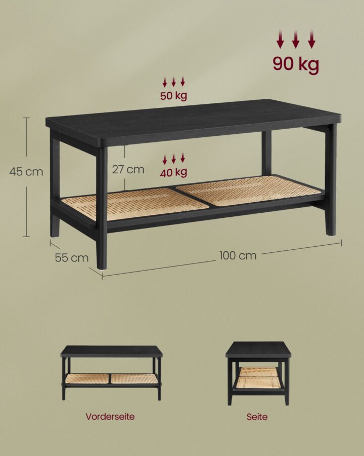 Kohvilaud 100x55x45cm Kohvilauad